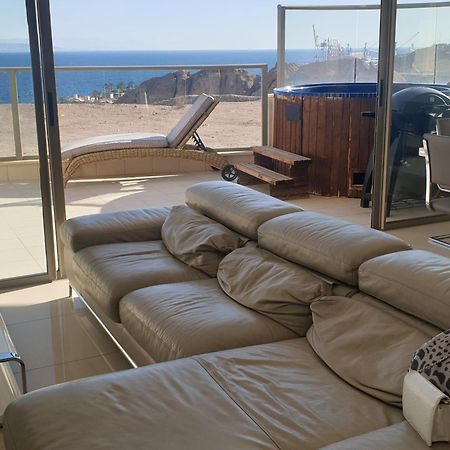 Top-Luxury Exclusive Аpt With Jacuzzi In Front Of The Sea Eilat Exterior foto